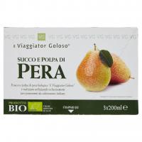 Succo e Polpa di Pera  3x200ml il Viaggiator Goloso Bio