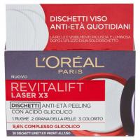 Revitalift Laser X3 - Dischetti Viso Anti-età Antirughe Peeling con Acido Glicolico