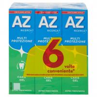 Dentifricio con Fluoro Attivo Multi Protezione Carie Gel 6x75 Ml