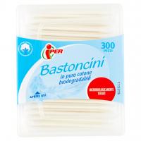 Bastoncini in Puro Cotone Biodegradabili 300 Pezzi