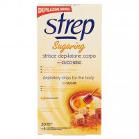 Sugaring Strisce Depilatorie Corpo 20 Strisce +4 Salviettine Post-epilazione