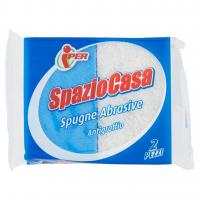 Spazio Casa Spugne Abrasive Antigraffio 2 Pezzi