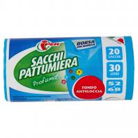 Sacchi Pattumiera Profumati 30 Litri 52x68 Cm 20 Sacchi