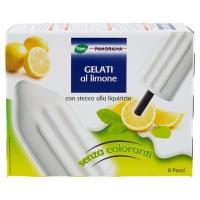 Gelati al Limone con Stecco alla Liquirizia  (80g x 6)