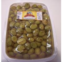 Olive Verdi Piccanti Schiacciate