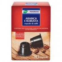 Arabica e Robusta Capsule Caffè Compatibili con Macchine  (5,2g x 10)